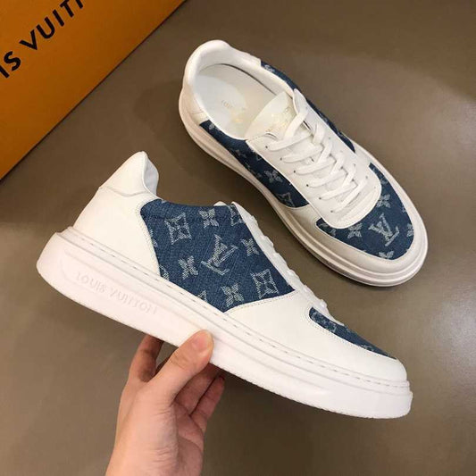 The Bags Vibe - Louis Vuitton Beverly Hills Blue Sneaker