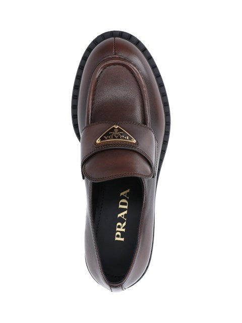 Prada Women Chocolate' Loafers