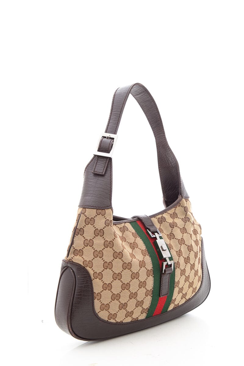 Gucci Monogram Jackie GG Shoulder Bag