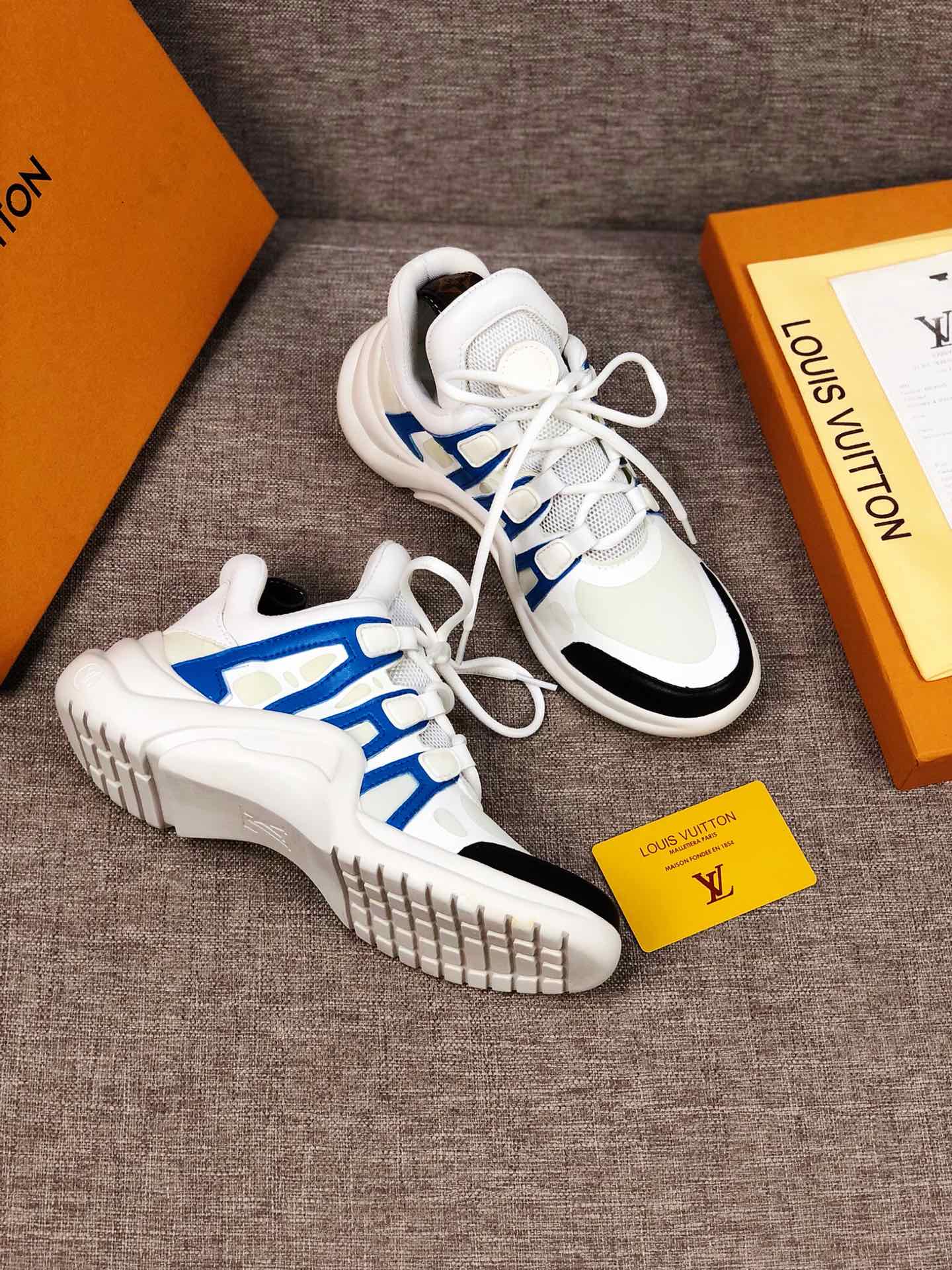 The Bags Vibe - Louis Vuitton Archlight Blue White Black Sneaker