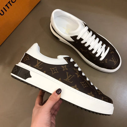 The Bags Vibe - Louis Vuitton Time Out Brown Sneaker