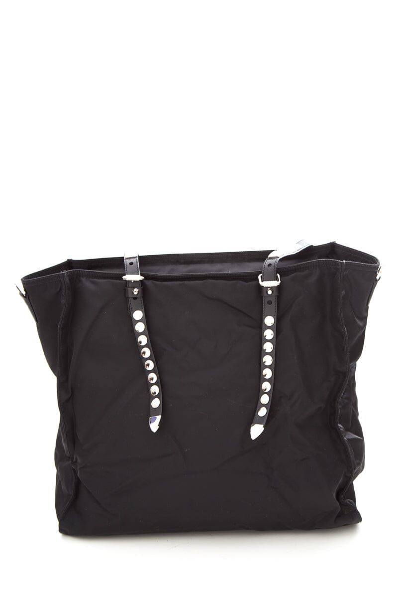 Prada VELA Nylon Studded Tote