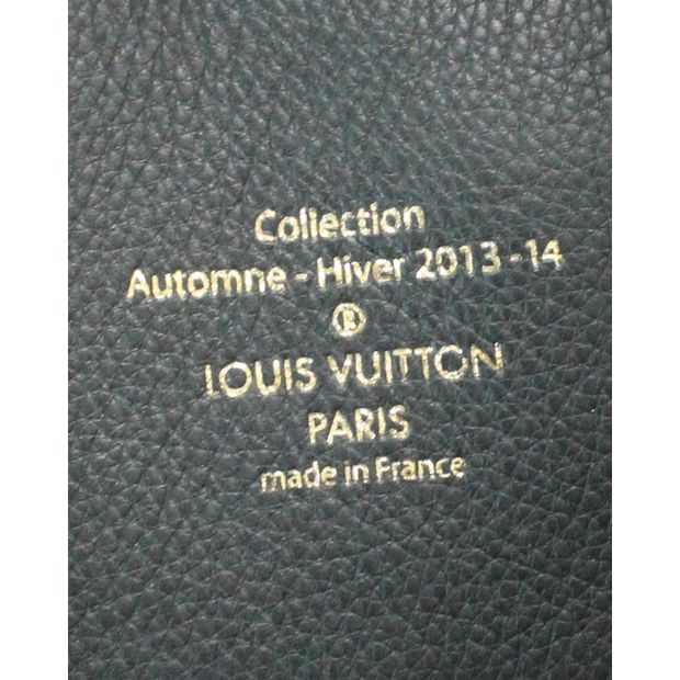 LOUIS VUITTON Black Leather Lockit Tote - Golden Chain Autumn/Winter 2013