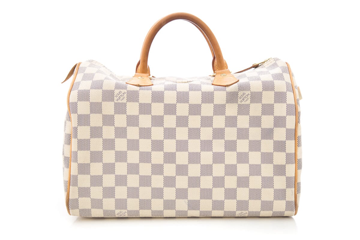 Louis Vuitton 2008 White Damier Speedy Handbag