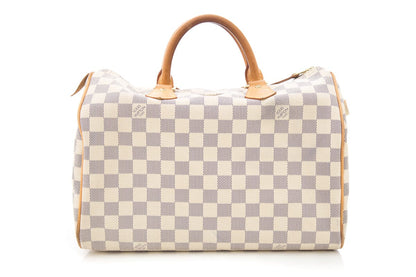 Louis Vuitton 2008 White Damier Speedy Handbag