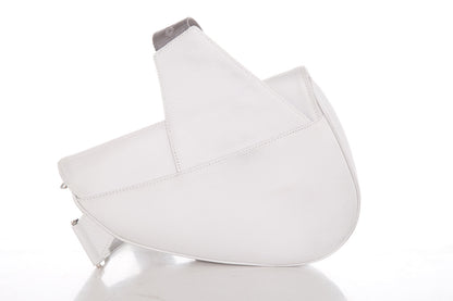 Christian Dior Ivory Saddle Leather Cross-Body Handbag