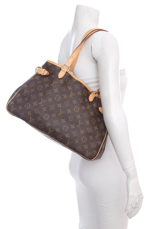 Louis Vuitton Brown Monogram Batignolles Horizontal Handbag