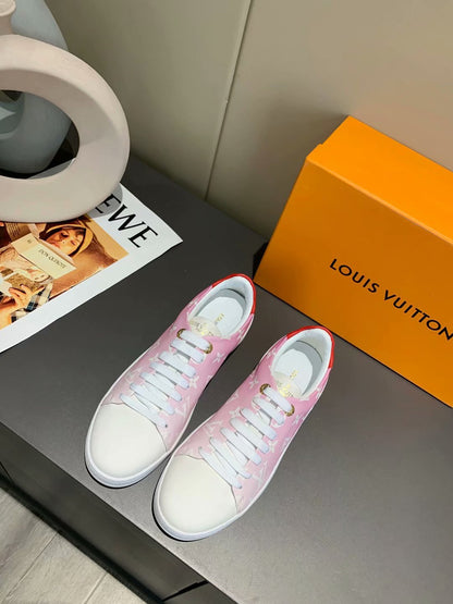 The Bags Vibe - Louis Vuitton Time Out Orange White Sneaker