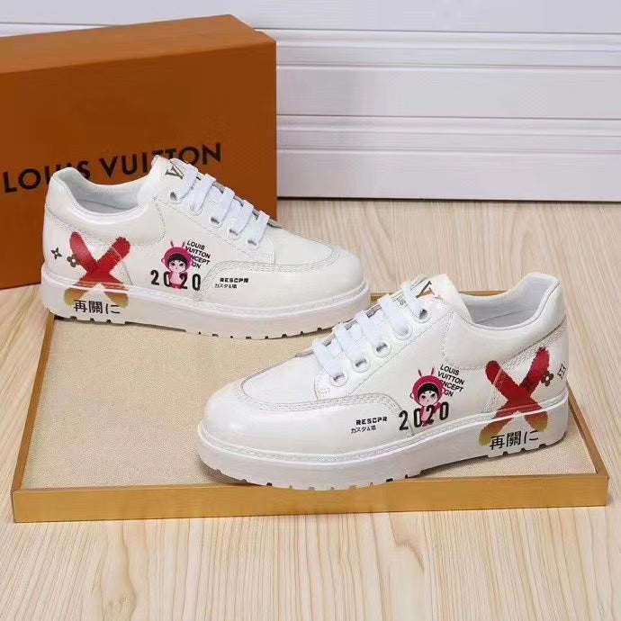 The Bags Vibe - Louis Vuitton Traners Vert White Sneaker