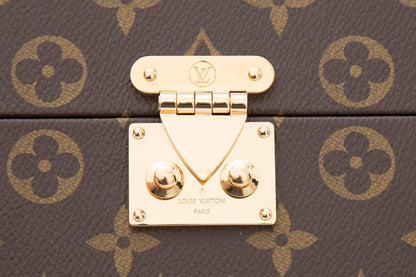 Louis Vuitton Brown Tri Fold Canvas Mirror on Chain