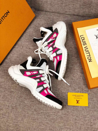 The Bags Vibe - Louis Vuitton Archlight Pink White Black Sneaker