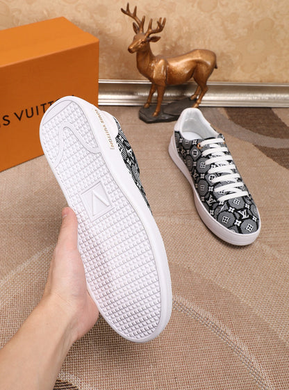 The Bags Vibe - Louis Vuitton Time Out Black And White Sneaker