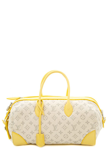 Louis Vuitton 2011 Limited Edition Ivory & Yellow Speedy