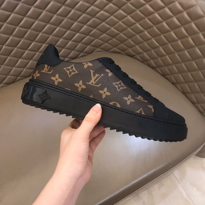 The Bags Vibe - Louis Vuitton Time Out Brown Black Sneaker