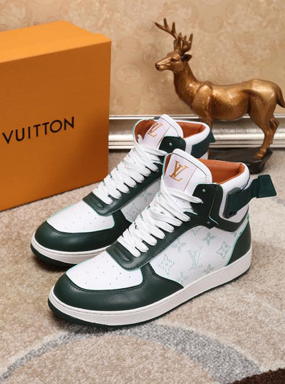 The Bags Vibe - Louis Vuitton Rivoli High Green Sneaker