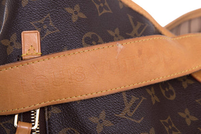 Louis Vuitton Brown Monogram Zipper Detail Hobo