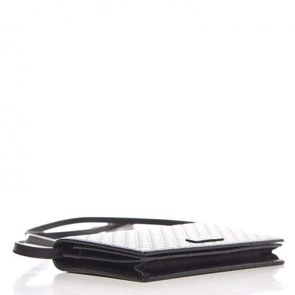 Micro Guccissima Chain Wallet Black