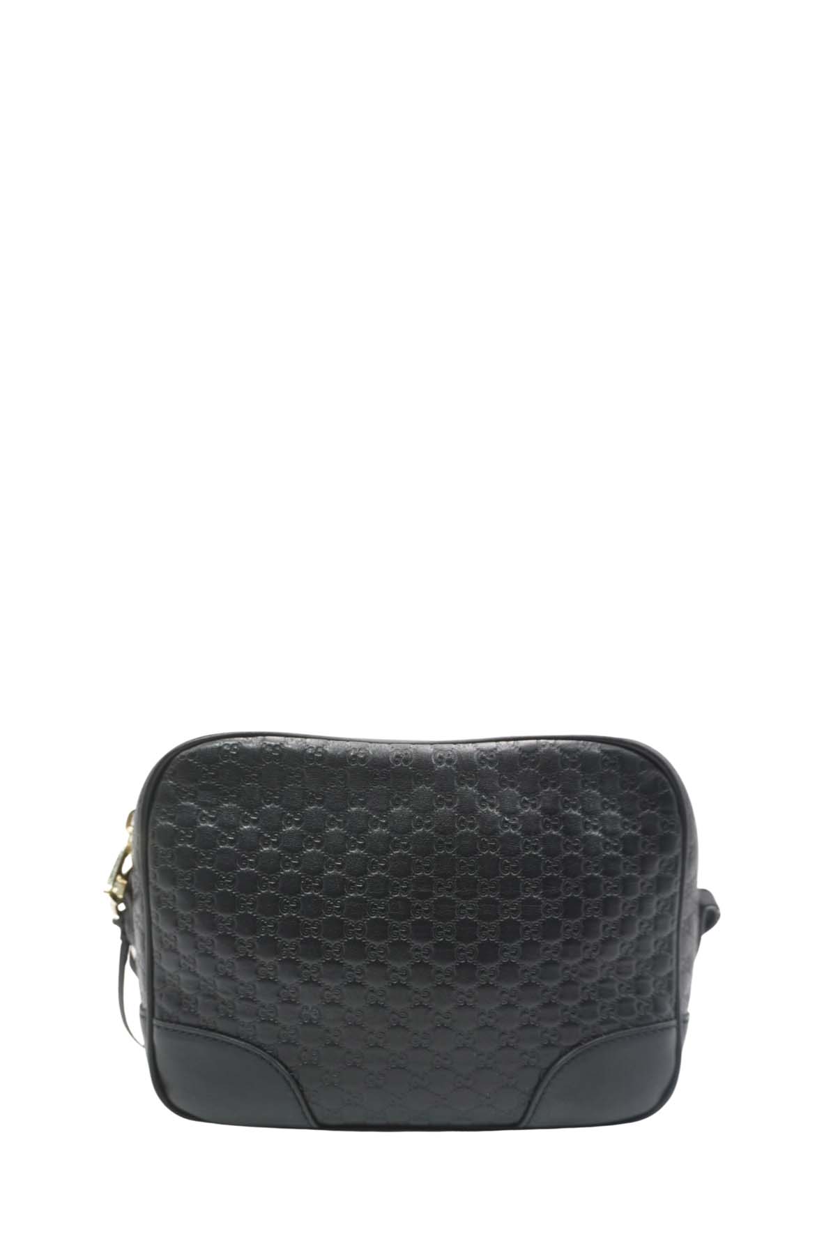 Microguccissima Bree Crossbody Bag Black