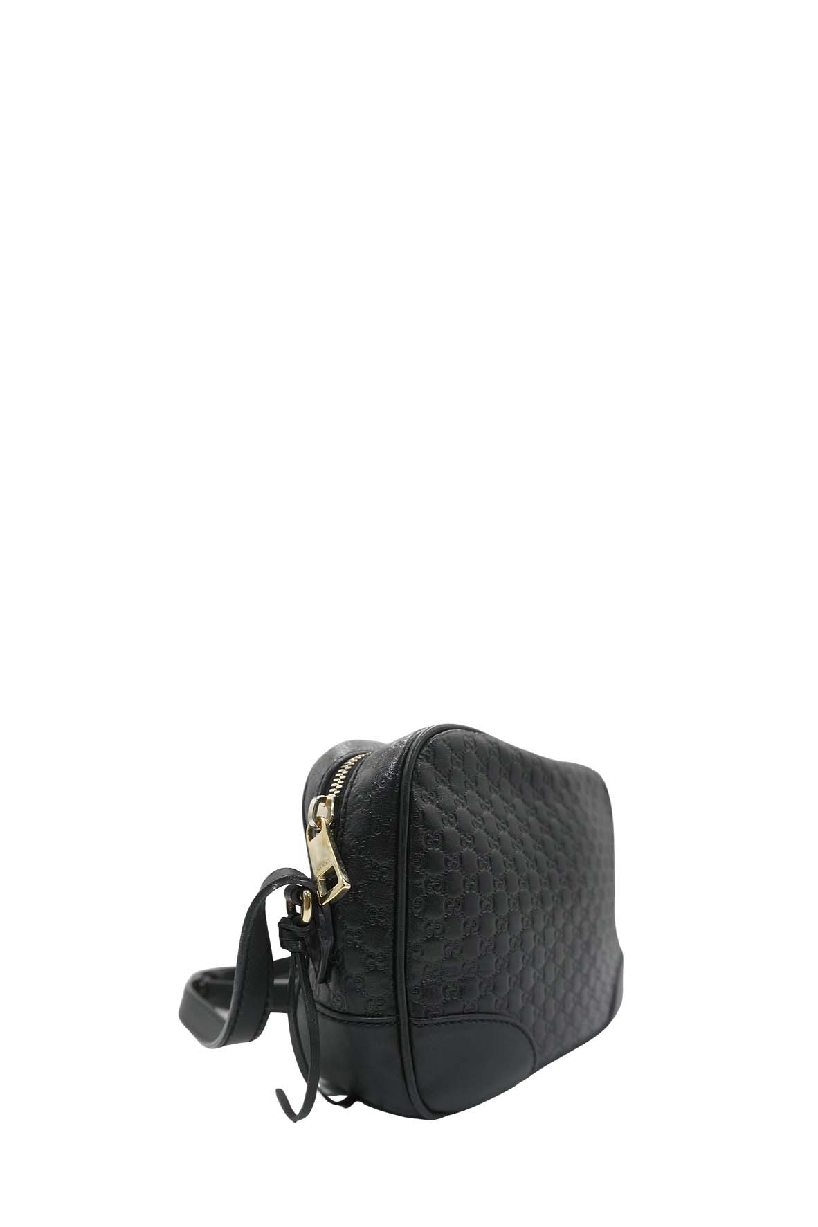 Microguccissima Bree Crossbody Bag Black