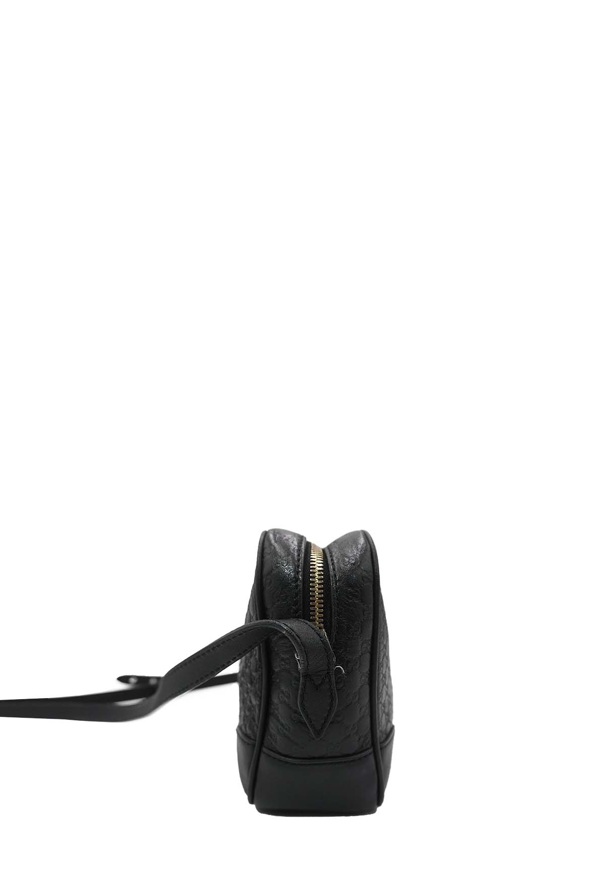 Microguccissima Bree Crossbody Bag Black