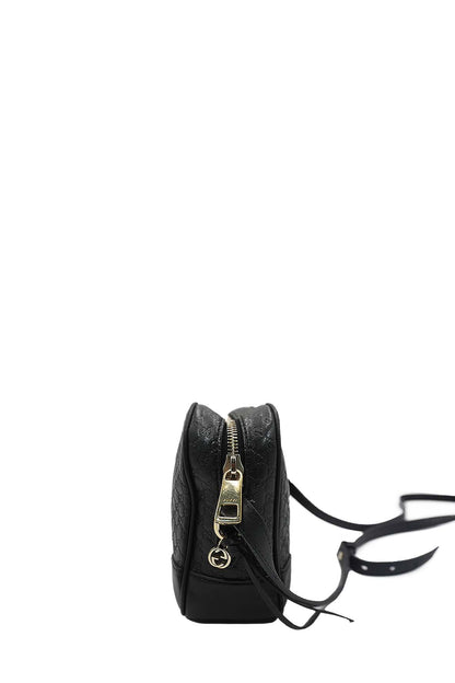 Microguccissima Bree Crossbody Bag Black