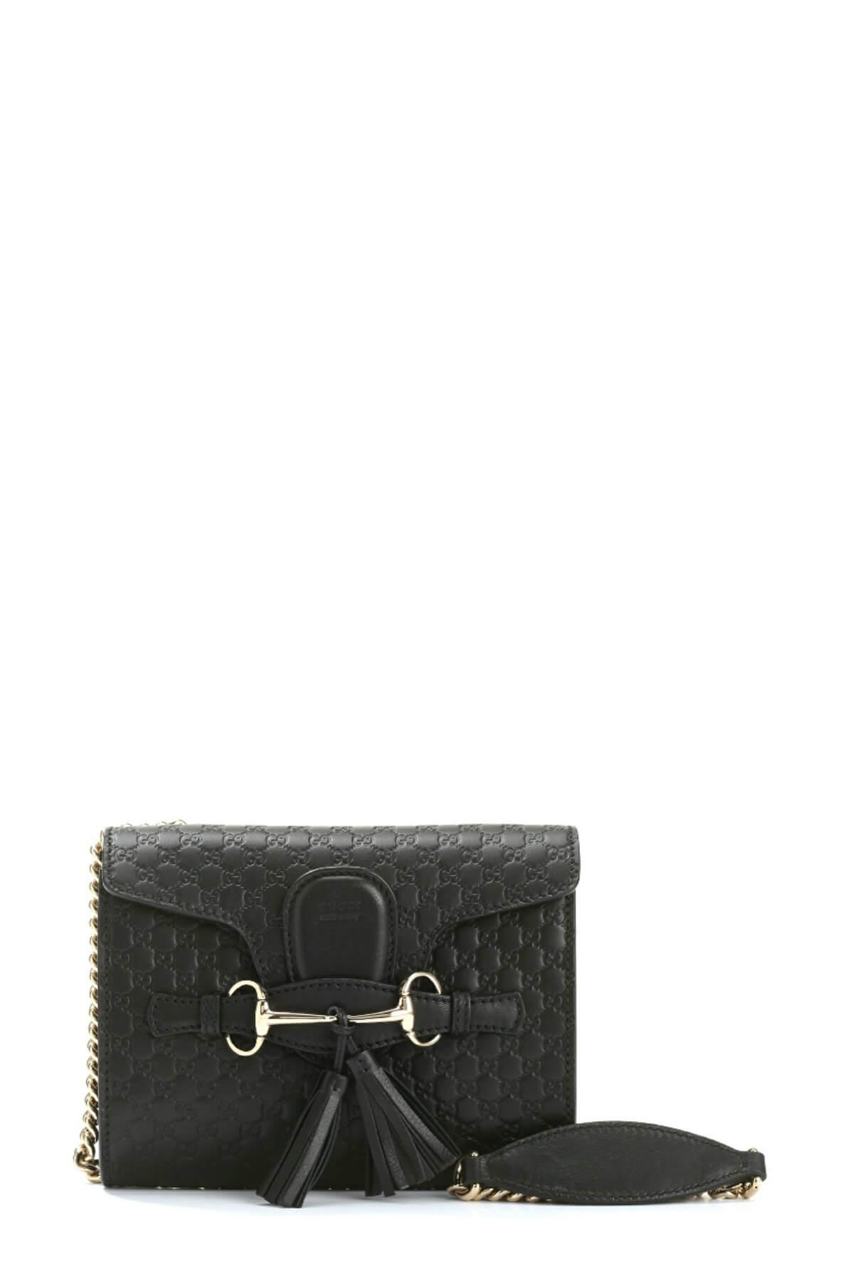 Microguccissima Mini Emily Bag Black