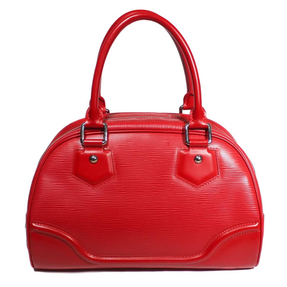 Louis Vuitton Bowling Montaigne PM Red Epi