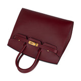 Hermes Birkin 25 Bag Sellier Rouge H Gold Hardware Veau Madame Leather