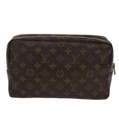 LOUIS VUITTON Monogram Trousse Toilette 28 Clutch Bag M47522 LV Auth hk769