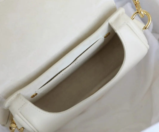 Christian Dior Bobby Bag White