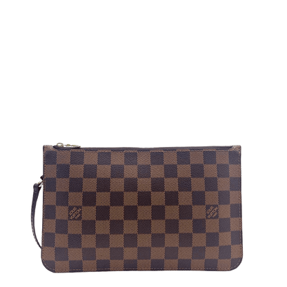 LOUIS VUITTON Damier Ebene Neverfull Pouch