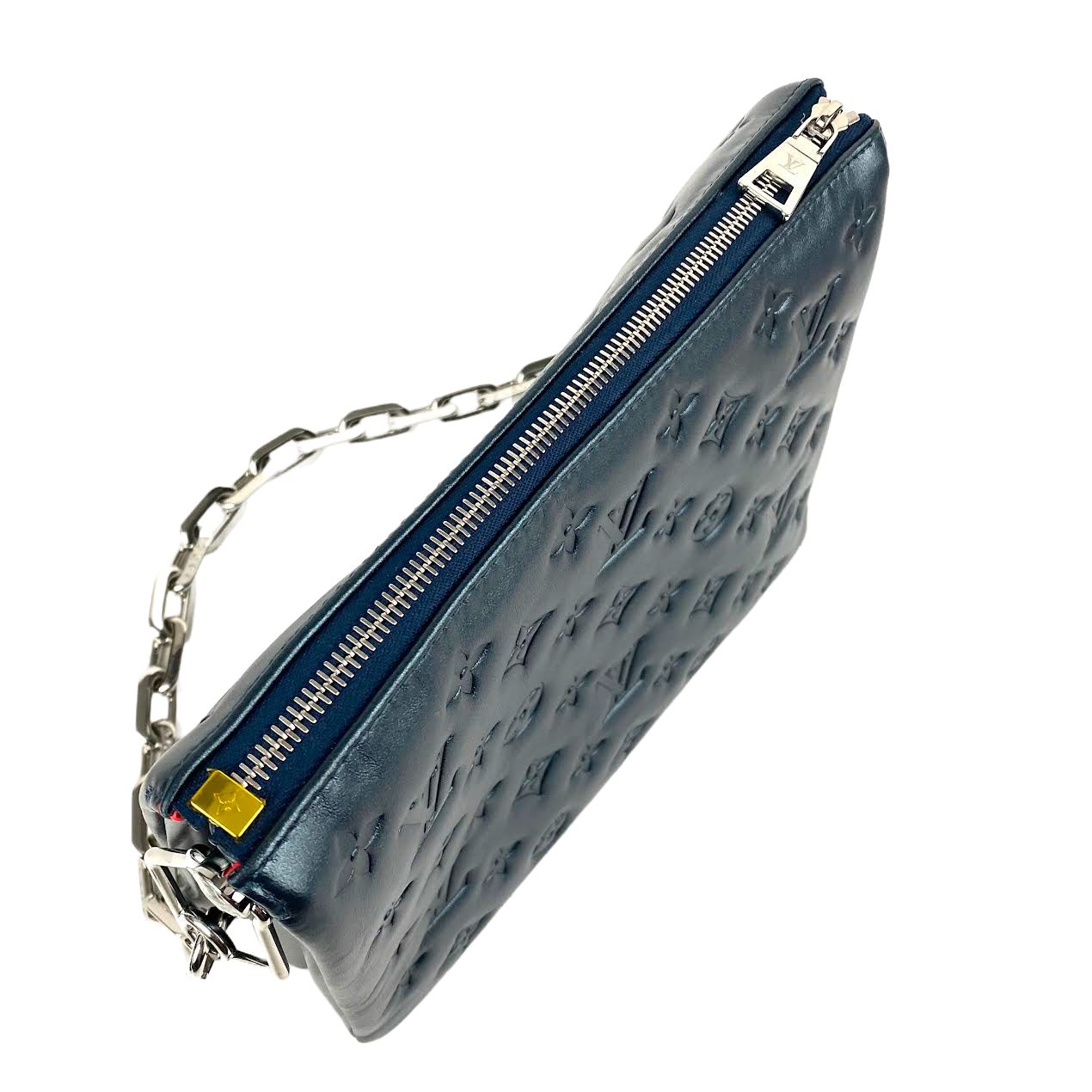 LOUIS VUITTON Coussin PM Metallic Blue w/2 Straps