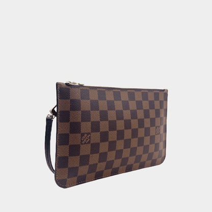 LOUIS VUITTON Damier Ebene Neverfull Pouch