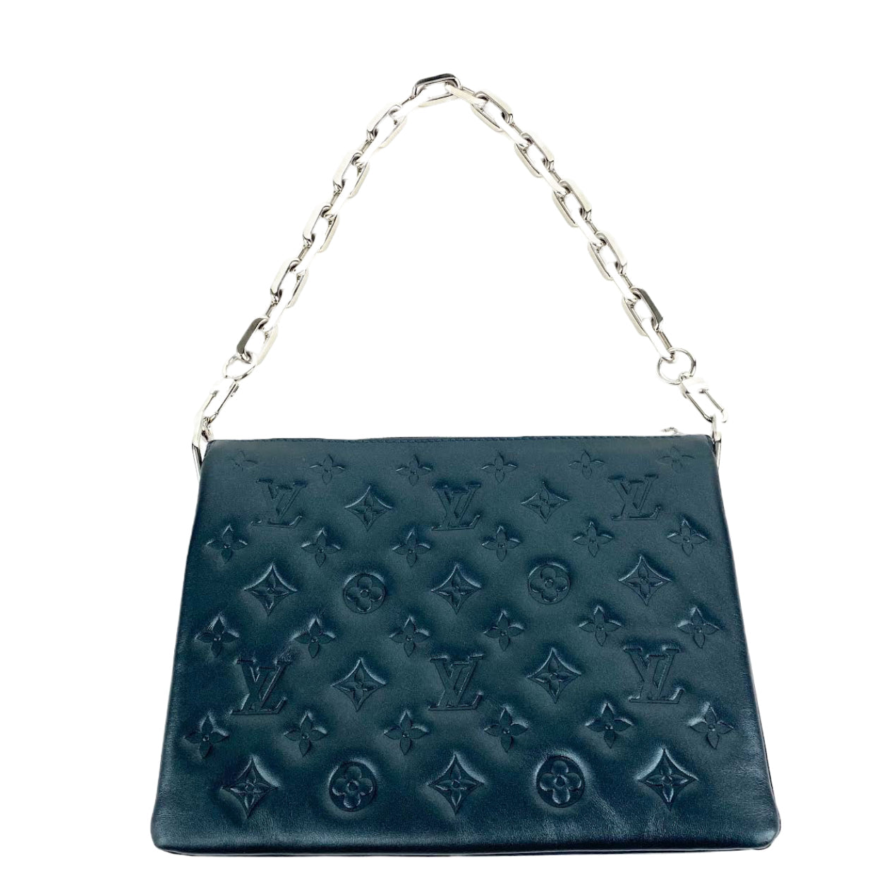 LOUIS VUITTON Coussin PM Metallic Blue w/2 Straps