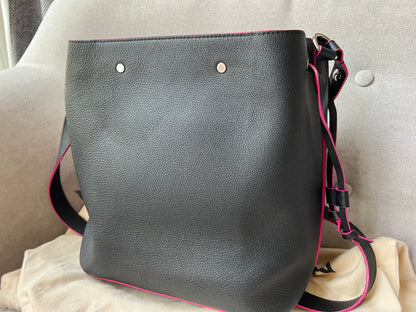 Louis Vuitton Lockme Bucket Bag in Black and Pink (RRP £2050)