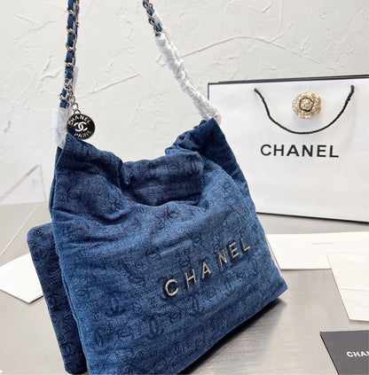 New Chanel jean woman shoulder handbag