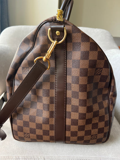 Louis Vuitton Keepall Bandouliere 55 Damier Ebene (RRP £2,020)