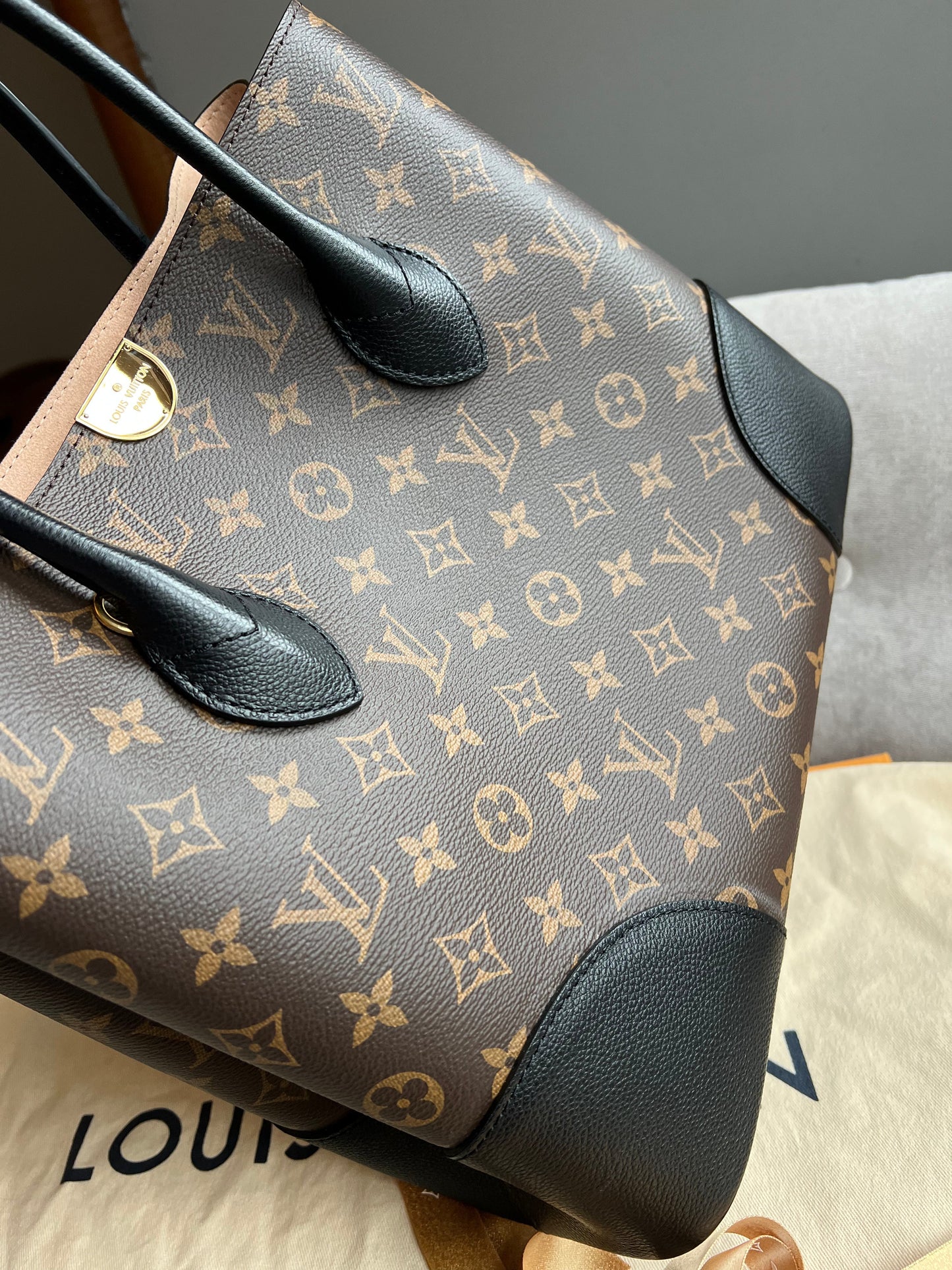 Louis Vuitton Flandrin Tote Monogram and Black