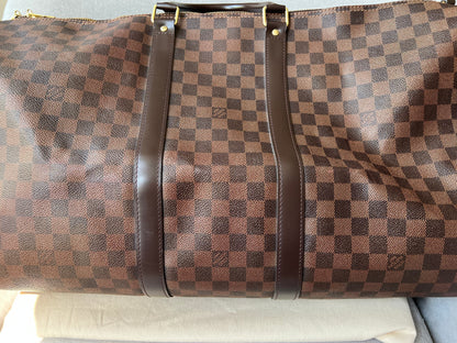 Louis Vuitton Keepall Bandouliere 55 Damier Ebene (RRP £2,020)