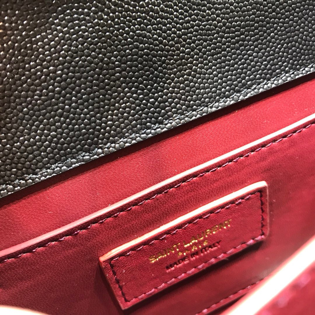 YSL Cassandra Mini Top Handle Bag In Box Saint Laurent Leather