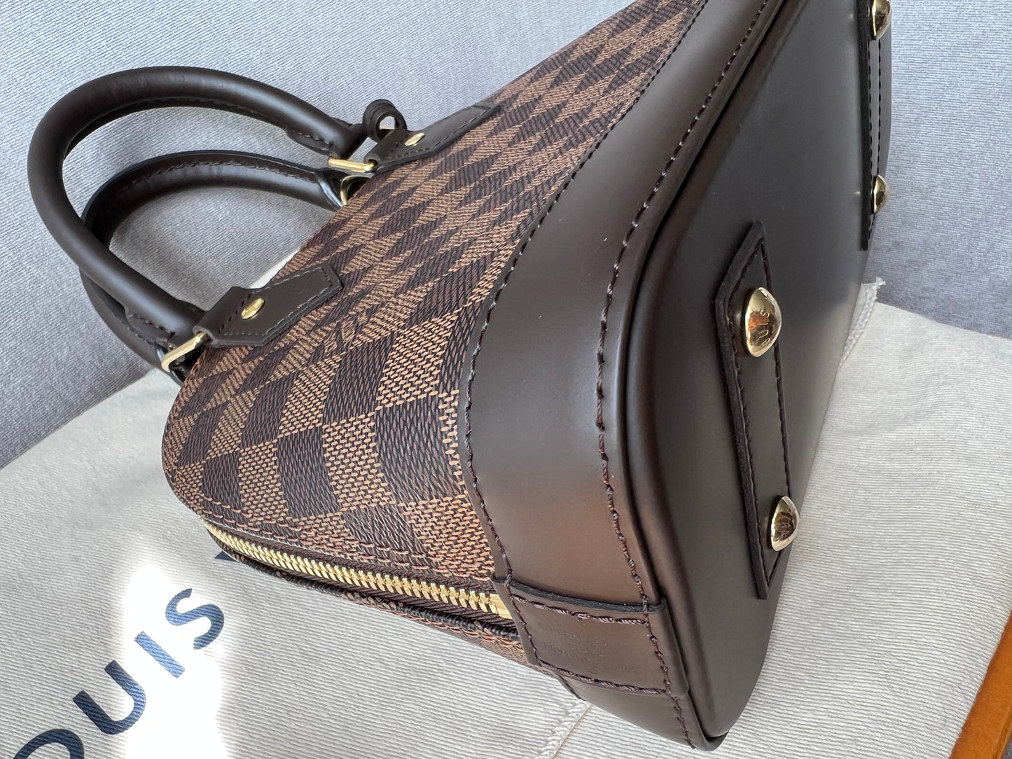 Louis Vuitton Alma BB Damier Ebene (RRP £1,260)