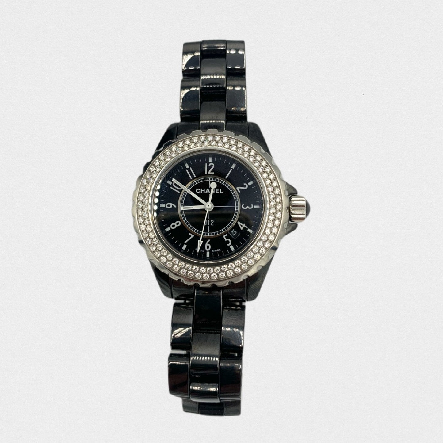 Chanel black watch J12