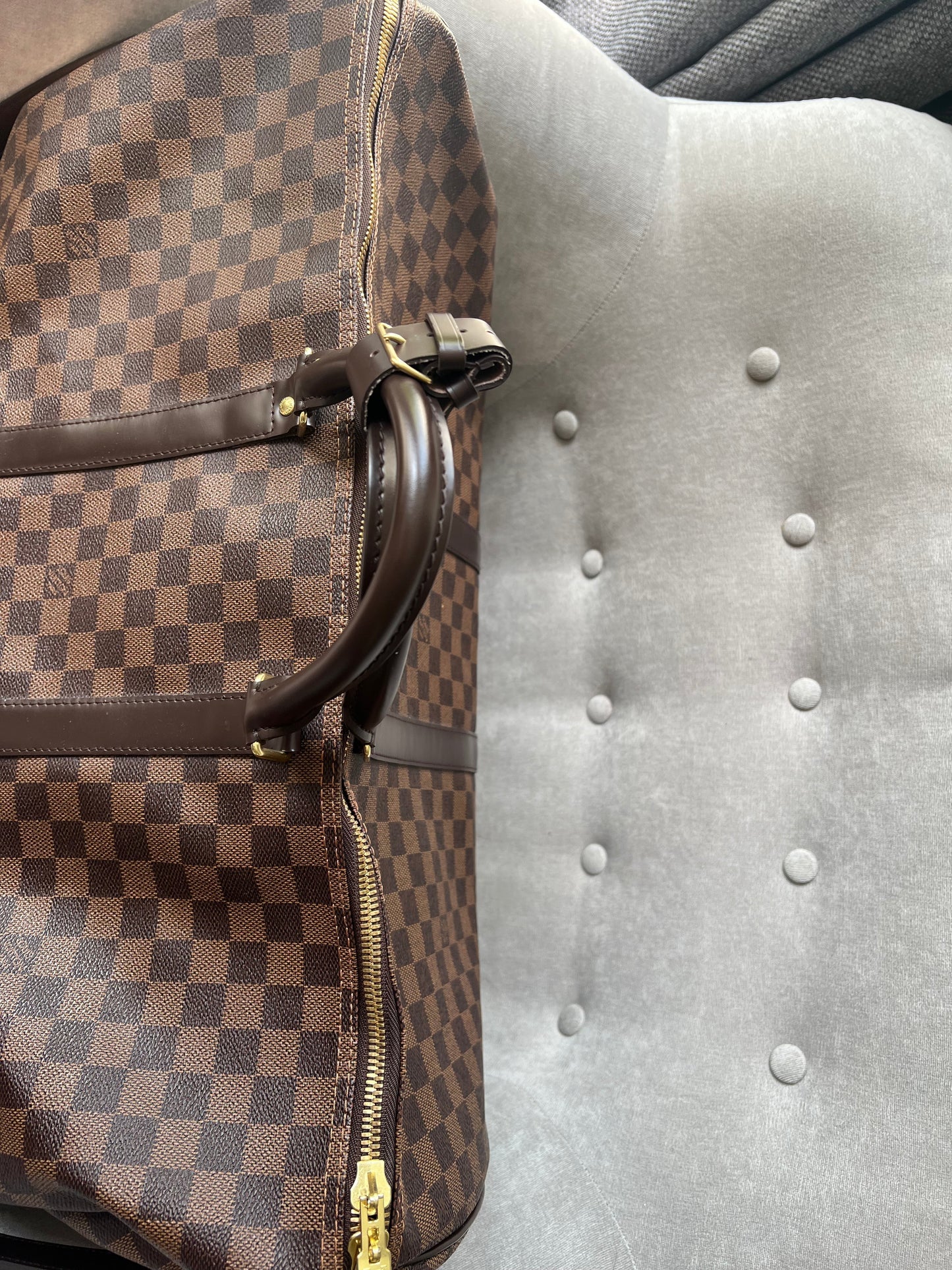 Louis Vuitton Keepall Bandouliere 55 Damier Ebene (RRP £2,020)