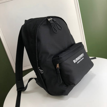 Burberry Logo Print Econyl  Backpack