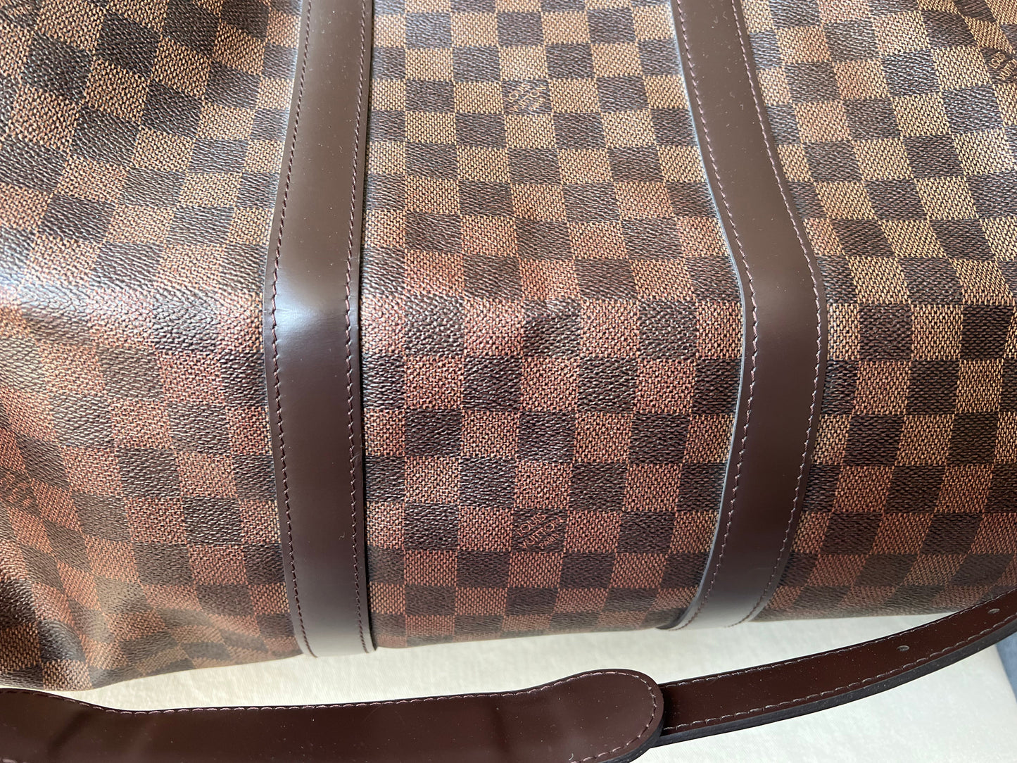 Louis Vuitton Keepall Bandouliere 55 Damier Ebene (RRP £2,020)