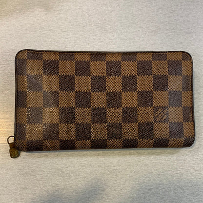 Louis Vuitton Damier Ebene Zip Around Wallet