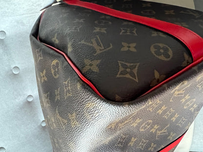 Louis Vuitton Keepall Bandouliere 50 Monogram and Coquelicot (RRP £1,790)