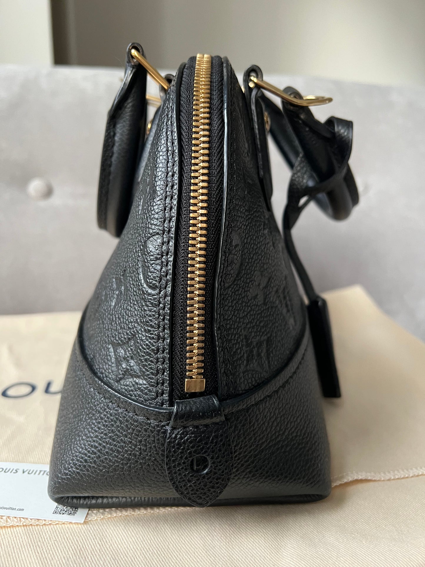 Louis Vuitton Alma Neo BB Black Empreinte  (RRP £1,740)