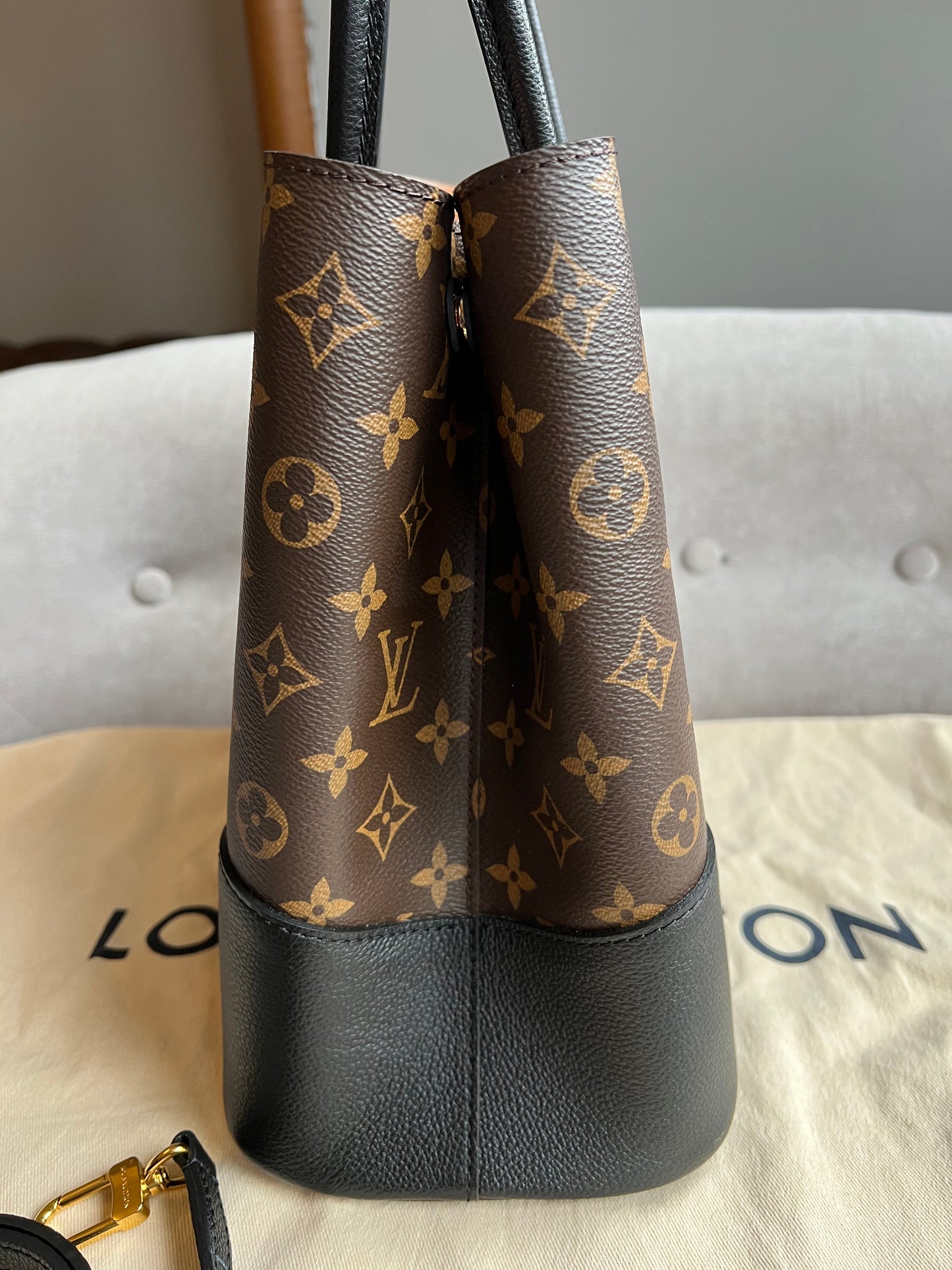 Louis Vuitton Flandrin Tote Monogram and Black