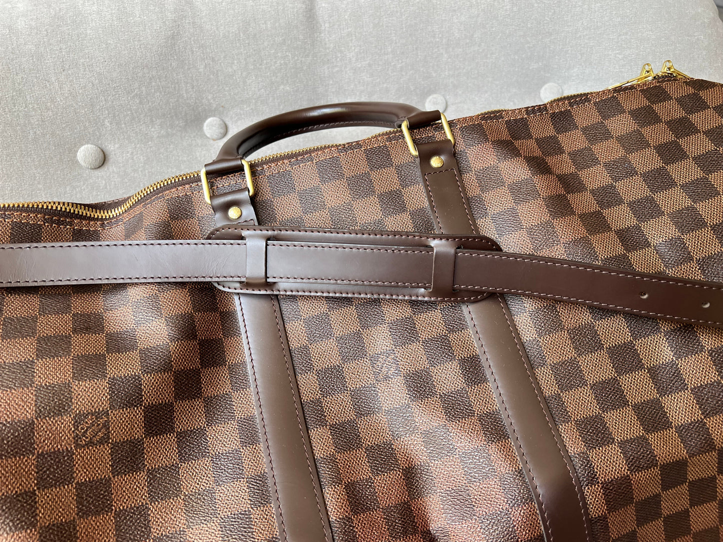 Louis Vuitton Keepall Bandouliere 55 Damier Ebene (RRP £2,020)